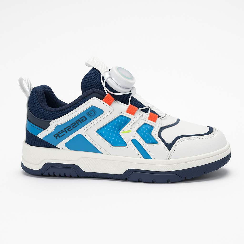 Zapatillas para niño con estilo divertido y colores vibrantes